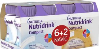 Nutridrink Compact 6+2 (neutral-káva) 8x125ml