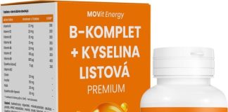 MOVit B-Komplet+Kyselina listová PREMIUM 90 tablet