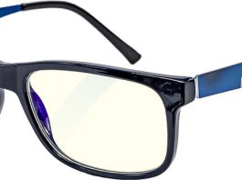 GLASSA brýle na PC modré +2.50