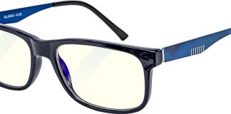 GLASSA brýle na PC modré +2.50