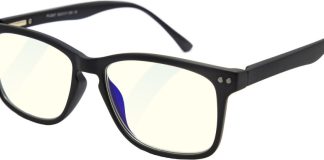 GLASSA brýle na PC černé +2.50