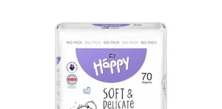 Happy Soft&Delicate 3 dětské pleny 5-9kg 70ks