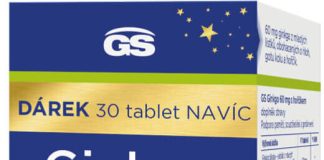 GS Ginkgo 60 mg s hořčíkem tbl.90+30 dárek