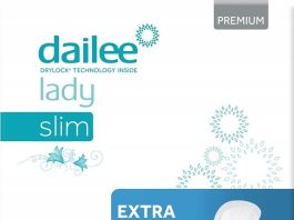 Dailee Lady Premium Slim EXTRA inkontinenční vložky pro ženy 30 ks