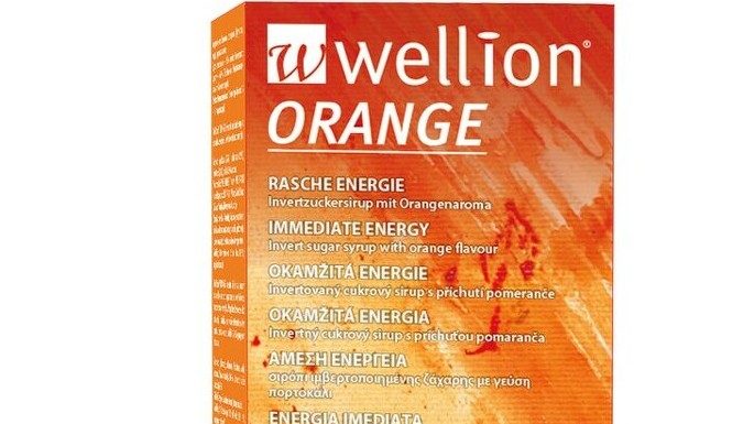 Wellion ORANGE tekutý cukr 10 x 13 ml
