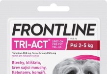 Frontline Tri-Act psi 2-5kg spot-on pipeta 1x0.5ml