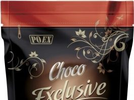 POEX Choco Exclusive Brusnice v hořké čoko.700g