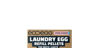 Ecoegg Náplň do pracího vajíčka na bílé prádlo s vůní jarních květů - na 50 pracích cyklů - vhodné pro alergiky i ekzematiky