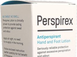 PERSPIREX HAND AND FOOT LOTION 100ML ANTIPERSPIR.