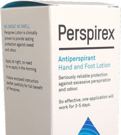 PERSPIREX HAND AND FOOT LOTION 100ML ANTIPERSPIR.