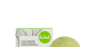 Kvitok Tuhý šampon s kondicionérem pro mastné vlasy Čajovník - 50 g - s rostlinným keratinem