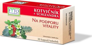 Kotvičník+Schizandra tob.30 na podp.vitality Fyto