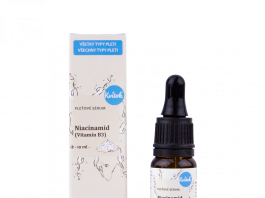 Kvitok Pleťové sérum - Niacinamid (vitamin B3) (10 ml) - pro aknózní