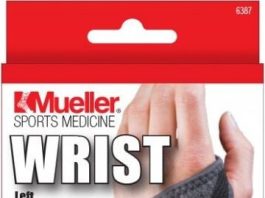 Mueller Adjust to fit ortéza na zápěstí levá