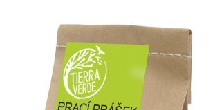 Tierra Verde Prací prášek na bílé prádlo a látkové pleny - INOVACE - pap. sáček 850 g
