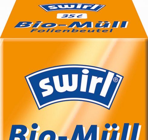 Swirl Bio kompostovatelné pytle s uchy (6ks) - 35 l