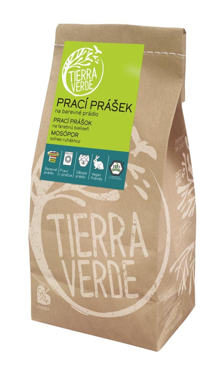 Tierra Verde Prací prášek na barevné prádlo - pap. sáček 850 g