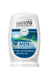 Lavera Deodorant roll-on pro muže bambus - citron. tráva Sensitive BIO (50 ml)