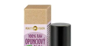 Purity Vision Opunciový olej roll-on RAW BIO (5 ml) - přírodní liftingové sérum