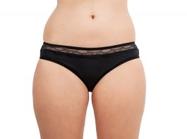Pinke Welle Menstruační kalhotky "Malé černé" - střední a slabá menstruace - XL