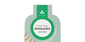 Ben & Anna Šampon v prášku (2×20 g) - Aloe vera - pro citlivou pokožku hlavy