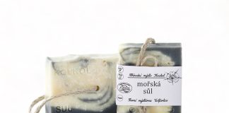 Mýdlárna Koukol Tuhé mýdlo pro suchou a citlivou pokožku - Mořská sůl (95 g) - detoxikační a peelingové