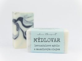 Mýdlovar Levandulové mýdlo s mandlovým olejem - 120 g - i pro citlivou pokožku