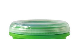 Preserve Svačinový box (560 ml) - zelený - ze 100% recyklovaného plastu