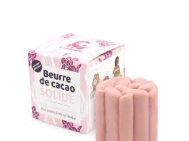 Lamazuna Tuhé kakaové máslo růžové BIO (50 g) - 3 v 1: na obličej