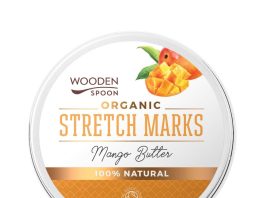Wooden Spoon Mangové máslo proti striím BIO - 100 ml - zlepšuje elasticitu a pružnost pokožky