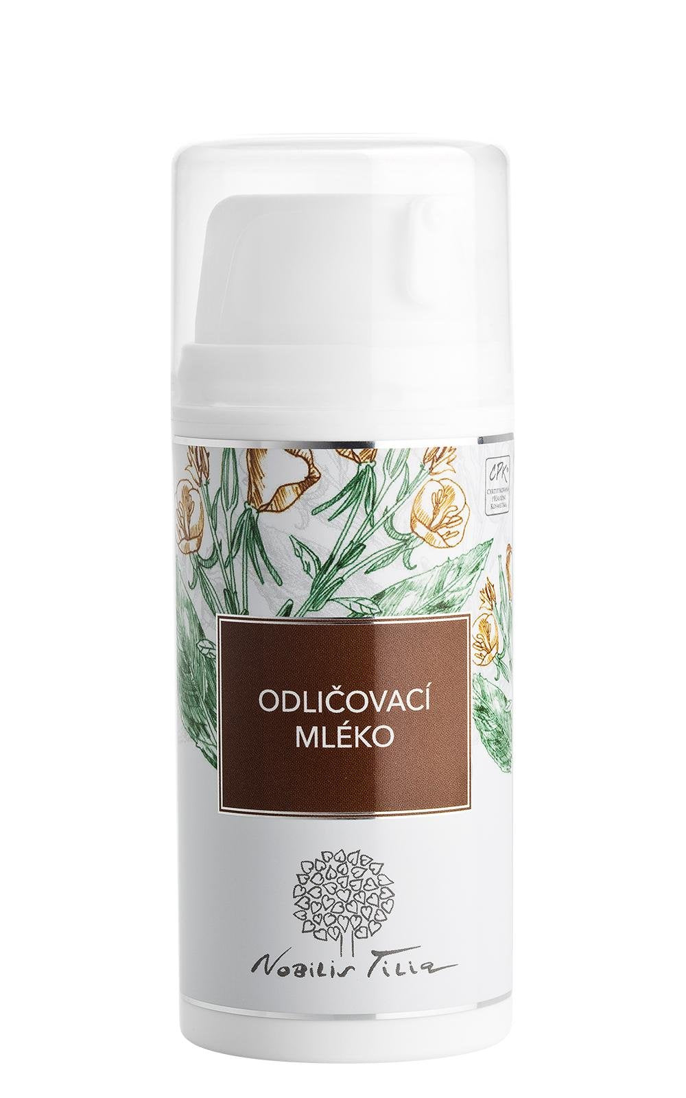 Nobilis Tilia Odličovací pleťové mléko (100 ml) - s mandlovým a pupalkovým olejem