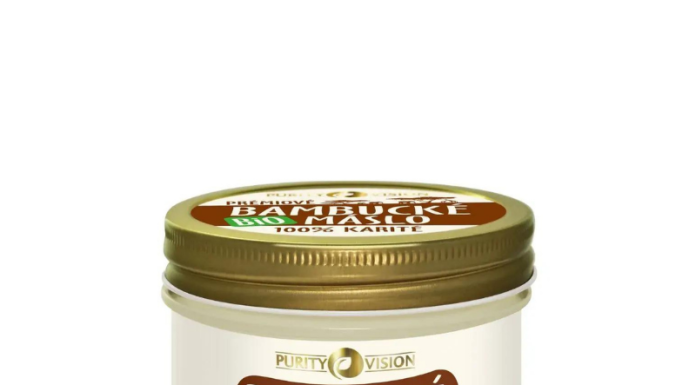 Purity Vision Bambucké máslo BIO - 200 ml - nerafinované a 100% čisté