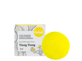 Kvitok Tuhý šampon s kondicionérem pro světlé vlasy Ylang Ylang - 50 g - krásně pění