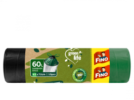FINO Pytle na odpadky zatahovací Green Life - 60 l (10 ks)