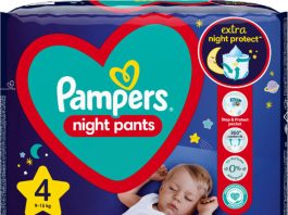 Pampers Night Pants kalhotkové plenky S4 25ks