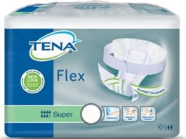 TENA Flex Super X-Large - Inkontinenční kalhotky s páskem na suchý zip (30ks)